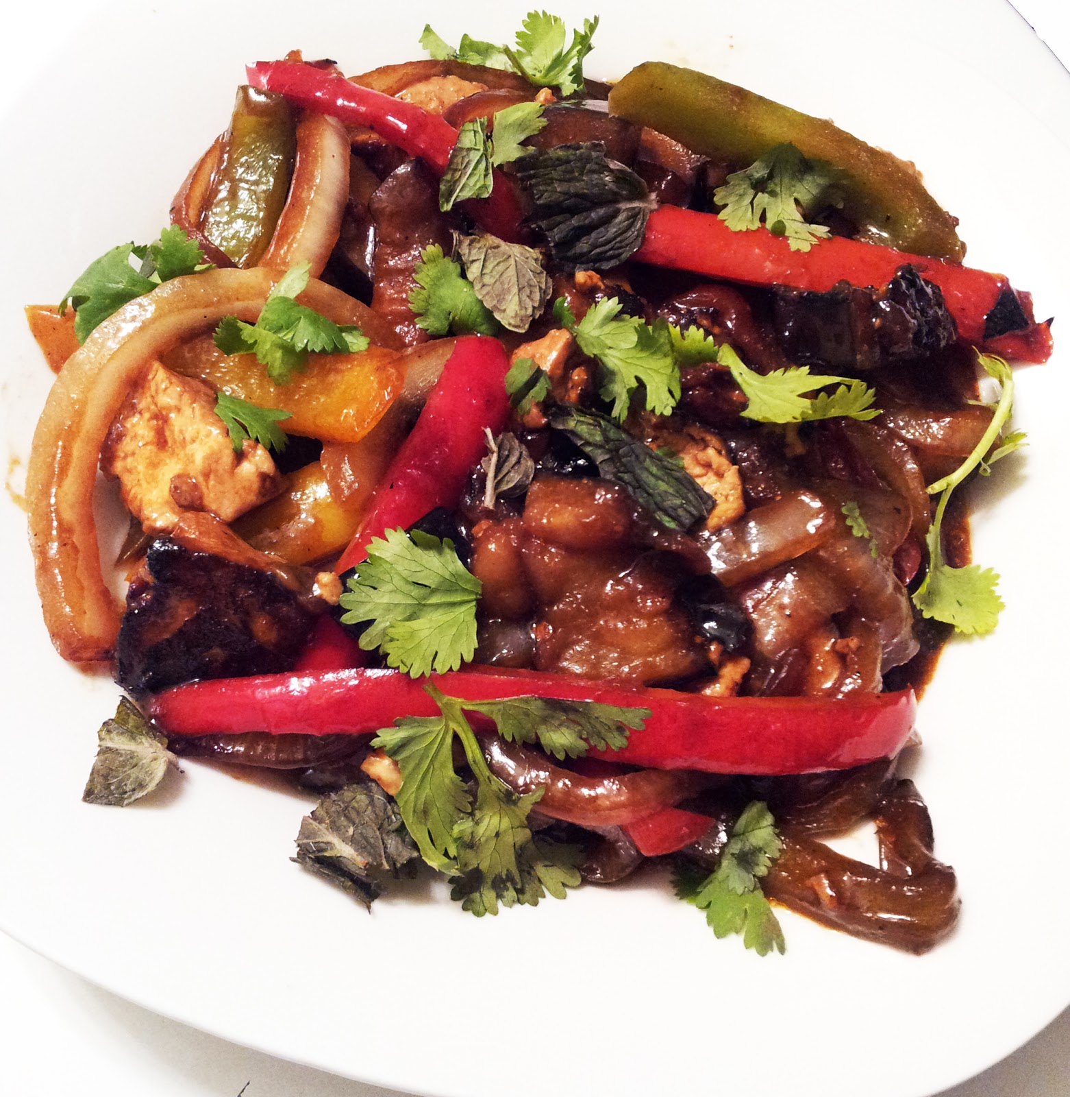 A Profound Hatred of Meat Hoisin Eggplant with Tofu