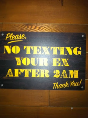 no texting your ex after 2 am