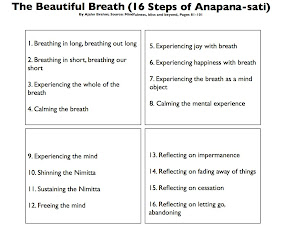 "The Beautiful Breath"- 16 Steps of Anapana-sati (breath meditation)