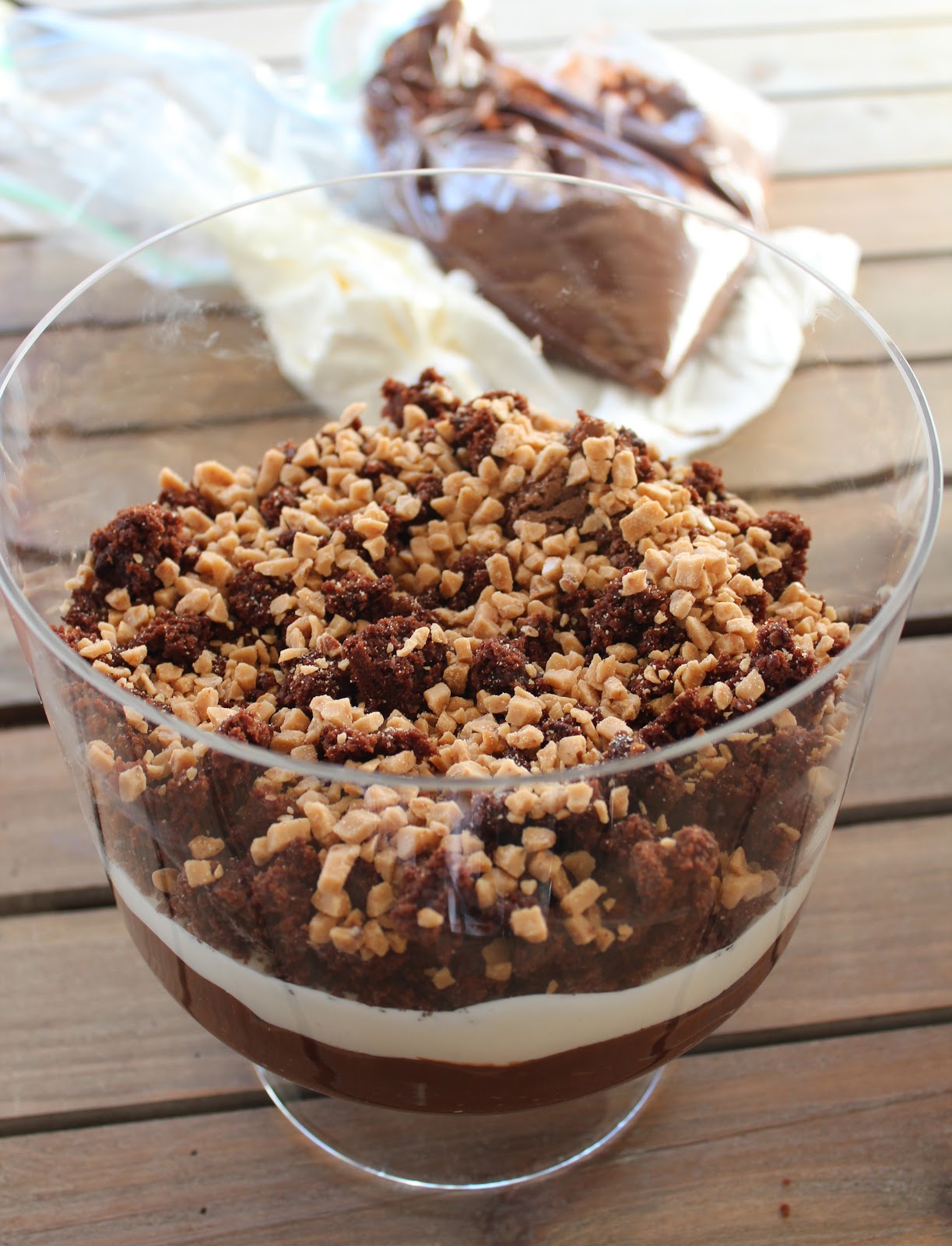 bloom designs Chocolate Brownie Heath Trifle