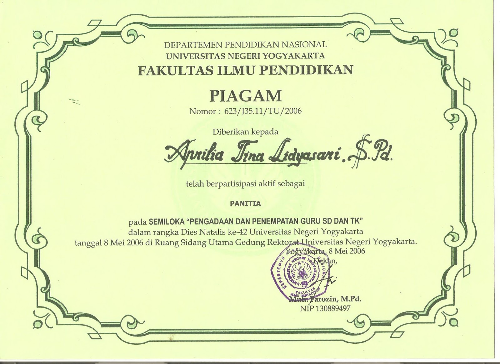 MENERIMA CETAK SERTIFIKAT klikmedia