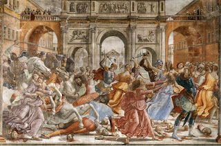 Domenico Ghirlandaio, Matanza de los inocentes Domenico Ghirlandaio, Matanza de los inocentes