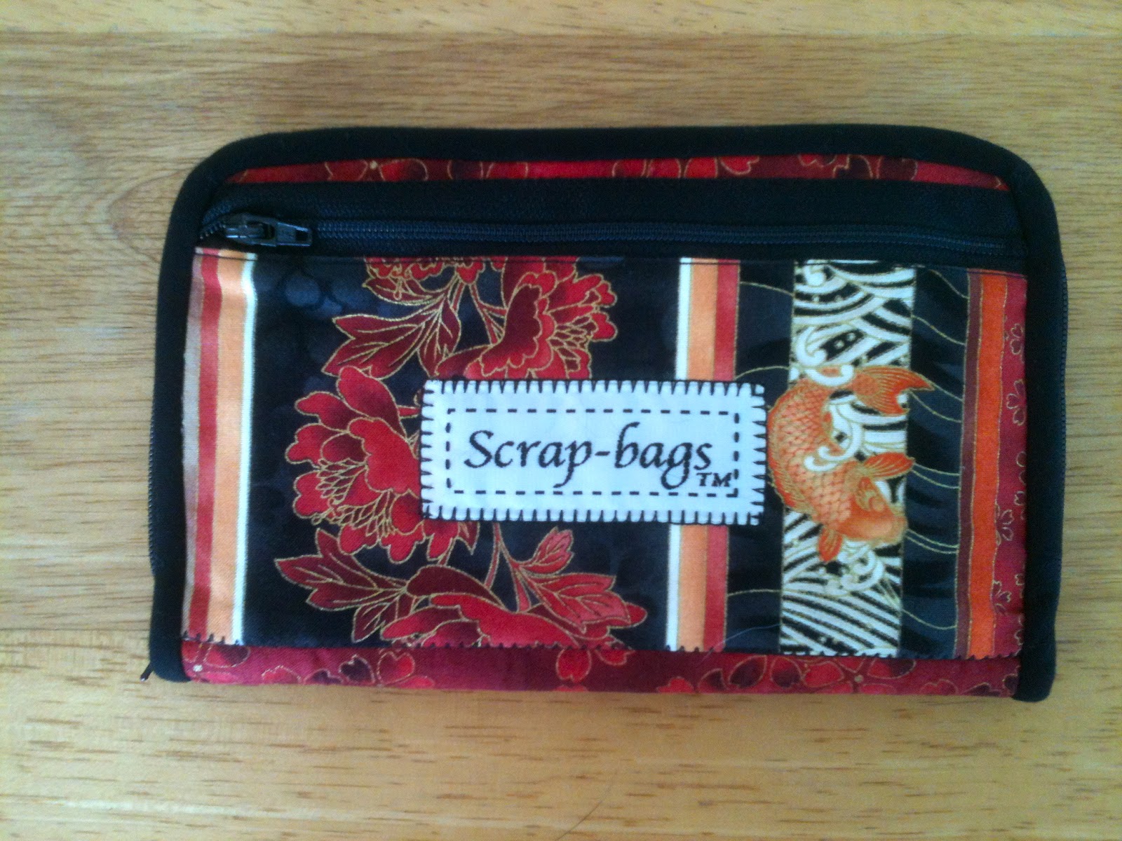 Scrap-bags Sewing Pattern Samples - Big Easy Tote - Easy Zip Wallet ...