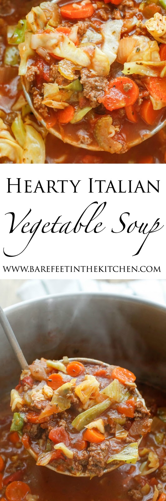 Barefeet In The Kitchen: Hearty Italian Vegetable Beef Soup
