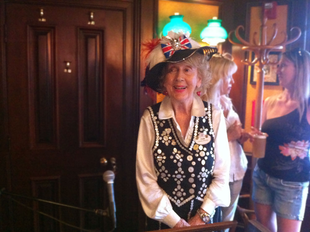 The Hat Lady at Rose & Crown pub