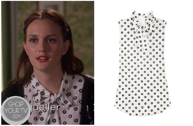 sequin polka dot top