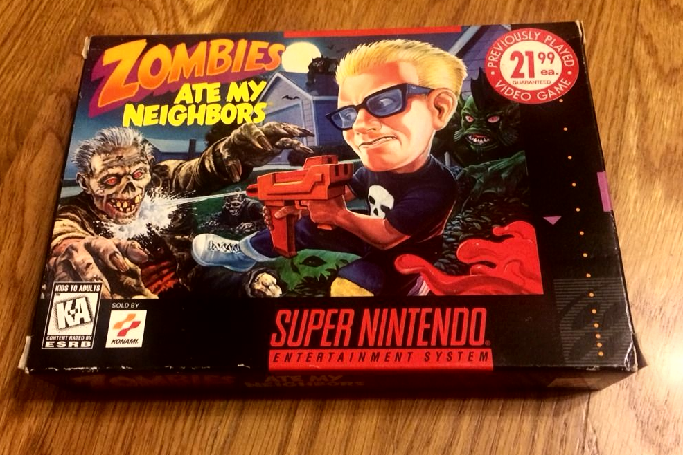 Zombies Ate My Neighbors Super Nintendo Video Game Inspired 
