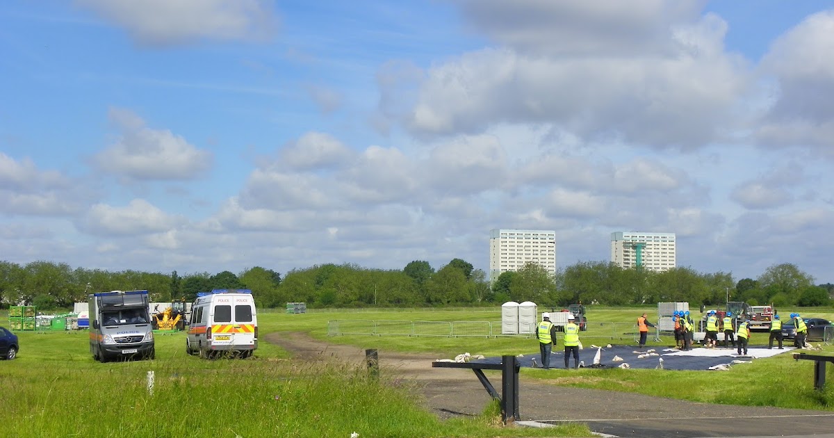 Random Blowe Work Begins on Fortress Wanstead Flats