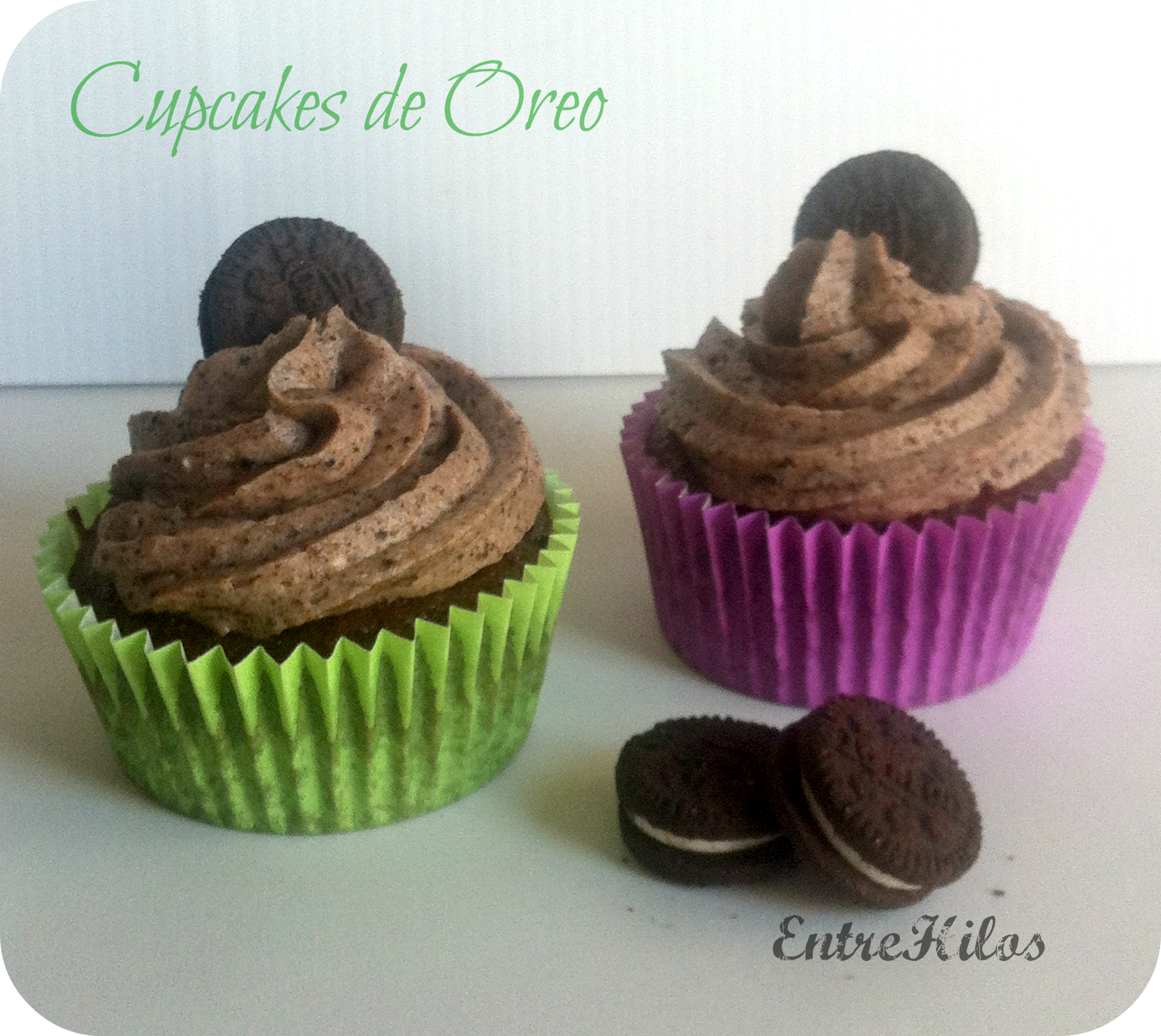 cupcakes de Oreo