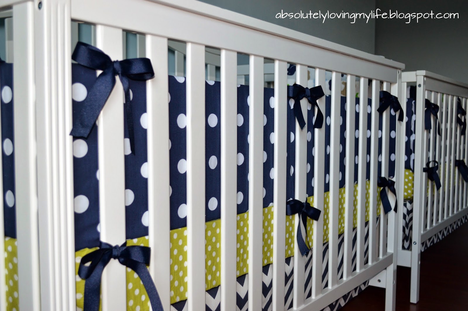 Loving Life DIY No Sew Crib Bumper