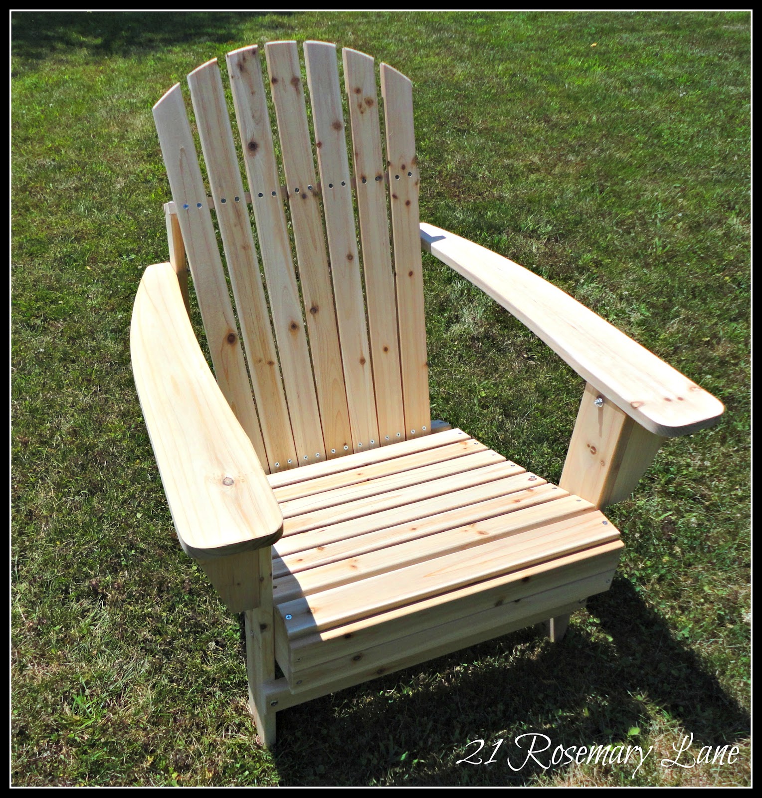 21 Rosemary Lane My Freshly Painted Adirondack Chairs