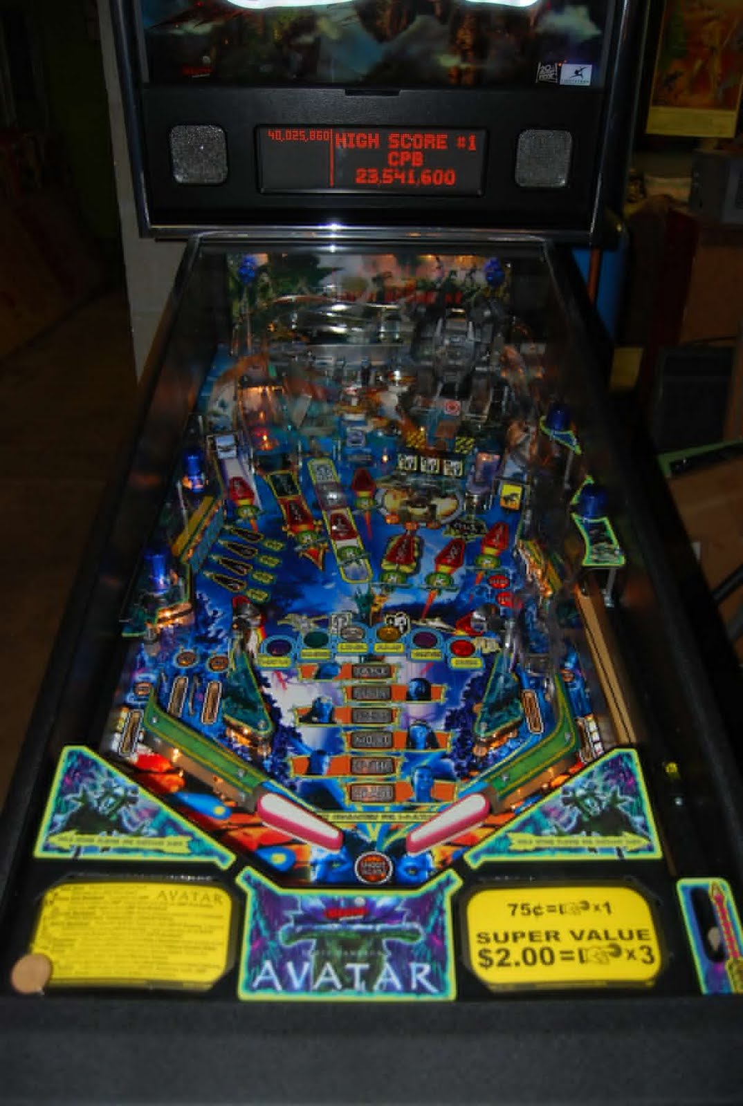 Stern Pinball Avatar Arcade Pinball Machine The Arcade Warehouse
