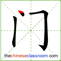 Learn Interesting Chinese Characters 门men2 们men 闪shan3