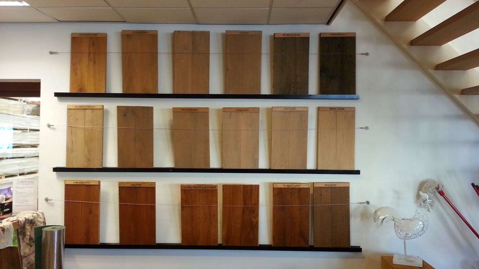Olie kleuren eiken houten vloer