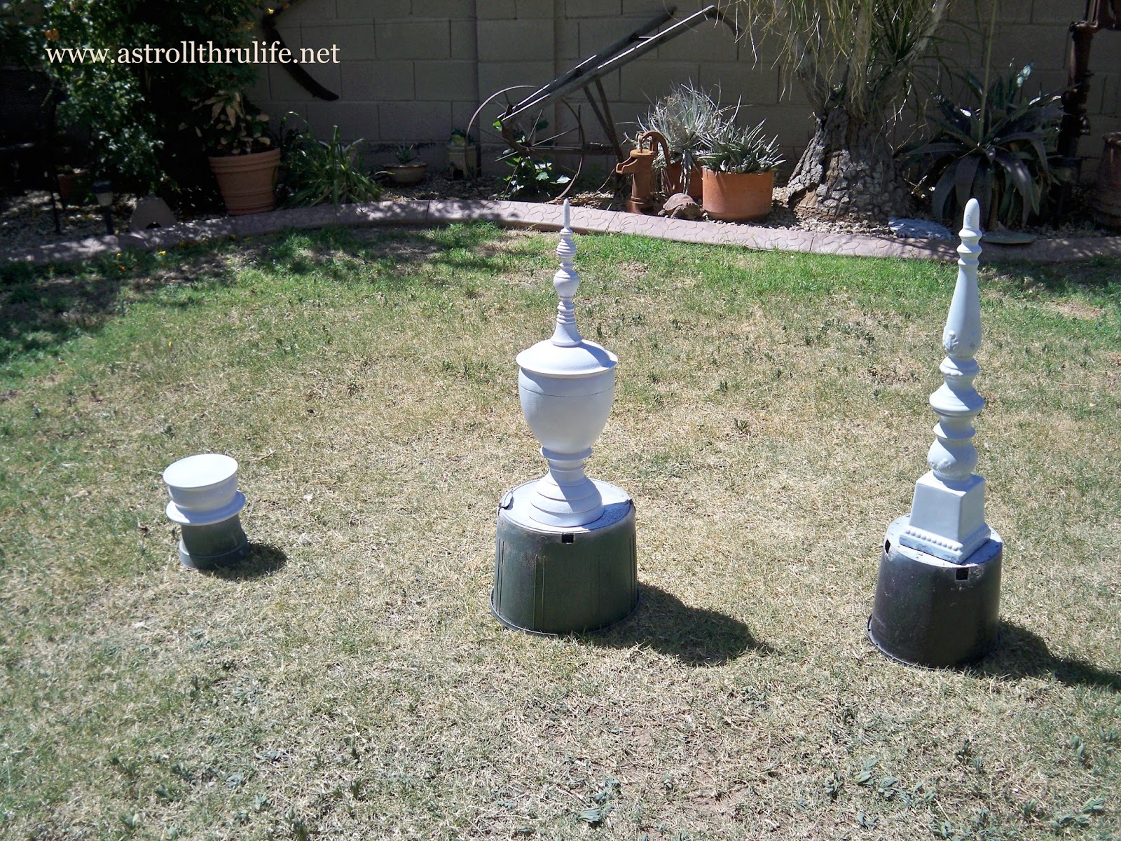 A Stroll Thru Life White Spray Paint Project