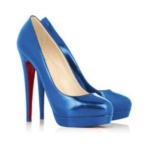 chaussure bleu femme mariage