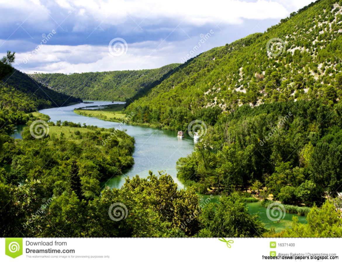 River Between Mountains Stock Photo Image 16371400 River Between Mountains Stock Photo Image 16371400