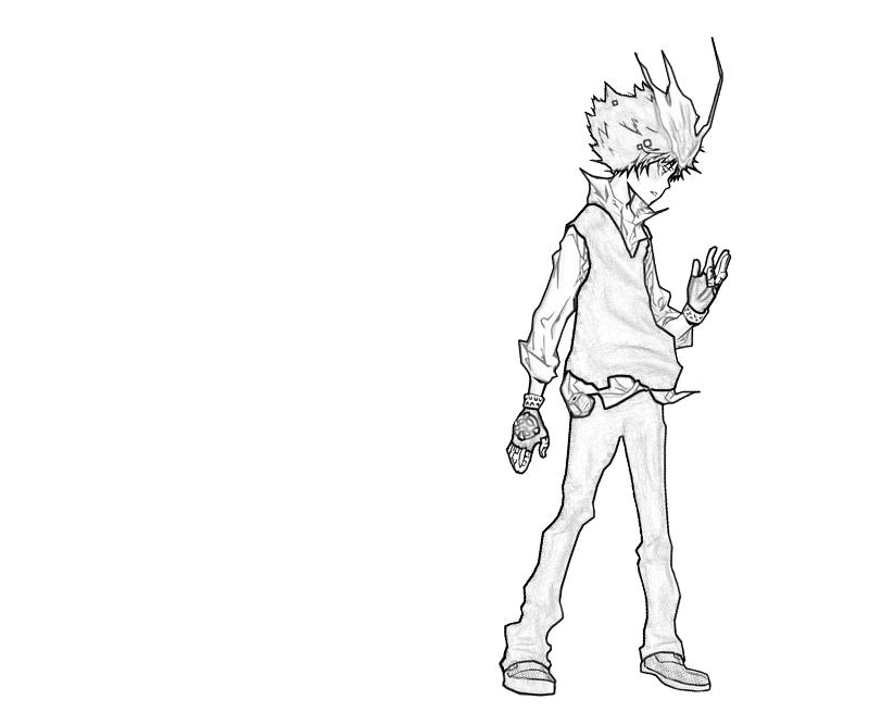 Tsunayoshi Sawada Character Coloring Pages tsunayoshi-sawada-character-coloring-pages