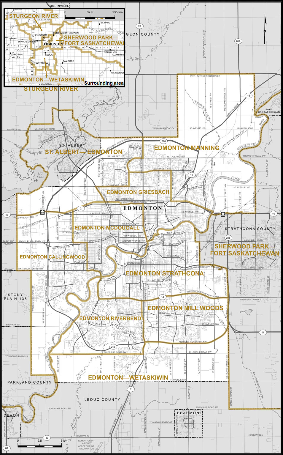 Canadian Election Atlas Alberta federal riding boundary proposal