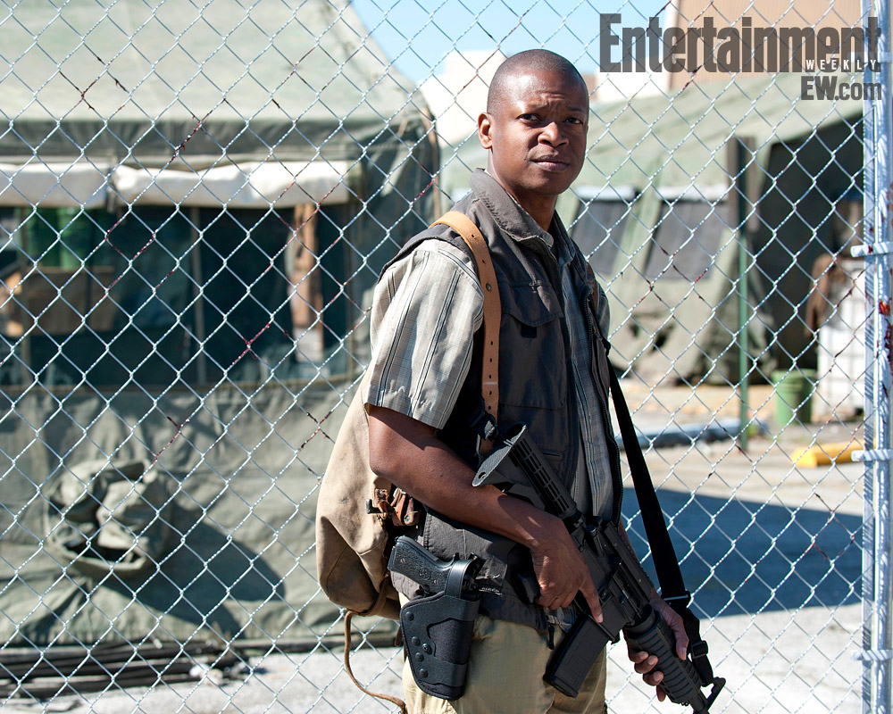 The Walking Dead Season 4 Lawrence Gilliard Jr. as Bob Stookey EW Cover The Walking Dead Season 4 Lawrence Gilliard Jr. as Bob Stookey EW Cover