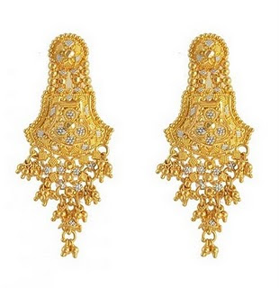 earring gold earrings designs latest indian bridal ladies earing jewelry india jewellery traditional filigree arabes posted brands ayesha batool arabic