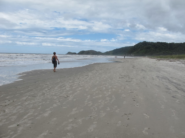 Praia de Fora na Ilha do Mel no Paraná.