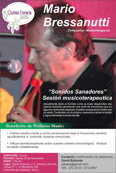 Sesión Sonidos Sanadores - Lima Perú