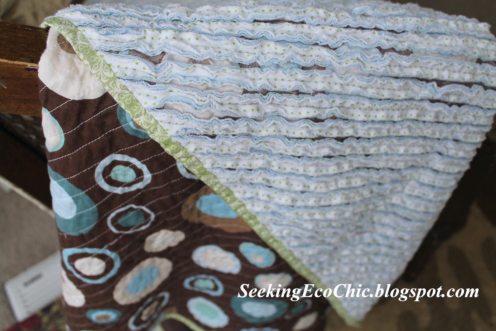Seeking EcoChic Chenille Blanket DIY