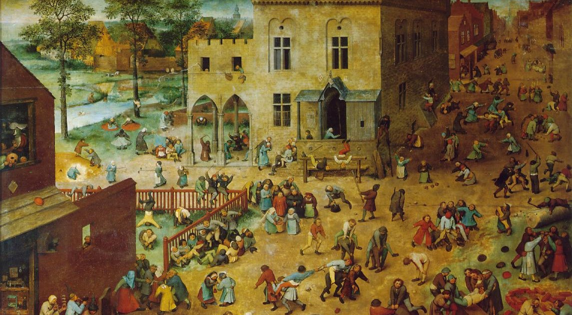 Pintura Jogos Infantis de Pieter Bruegel 