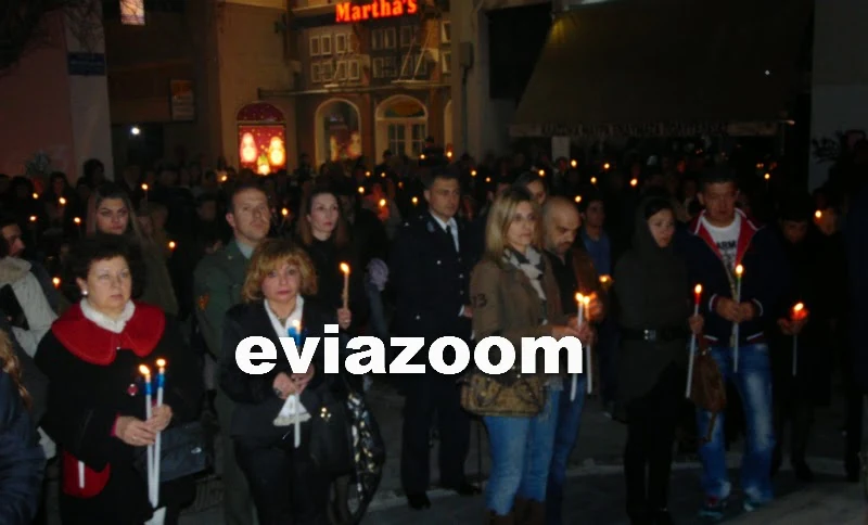 Με λαμπρότητα γιορτάστηκε η Ανάσταση στη Χαλκίδα (ΦΩΤΟ & ΒΙΝΤΕΟ)