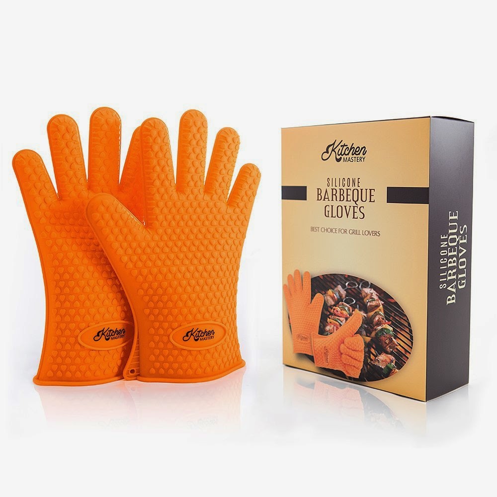 Kitchen Mastery Silicone Grill Gloves Kitchen Mastery Silicone Grill Gloves