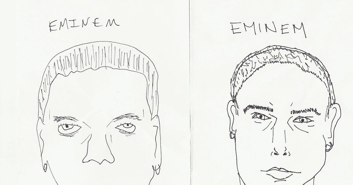 sketchy faces: EMINEM