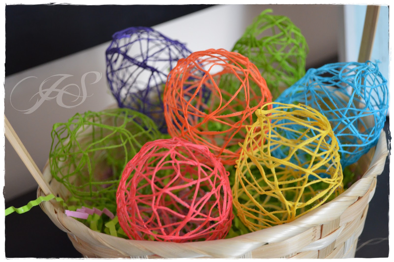 Bringing Out The Kid In Me Embroidery Floss Easter Eggs