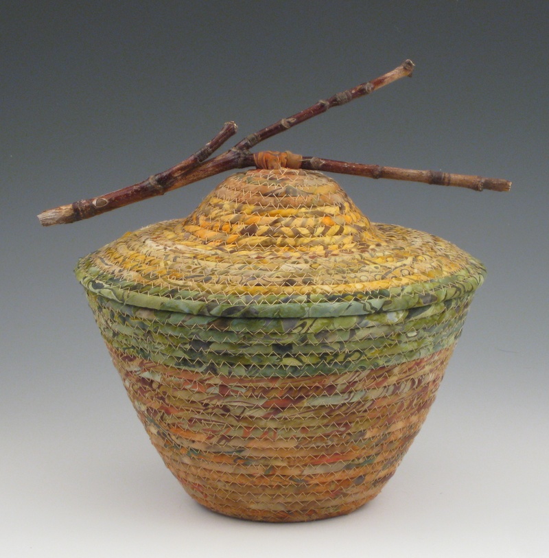 Bayou Poste & Craft Eccentric Figures and More Fabric Coiled Baskets