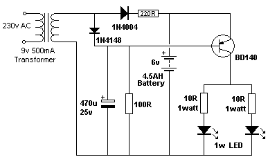 skema lampu emergency - SKEMA ELEKTRO KU