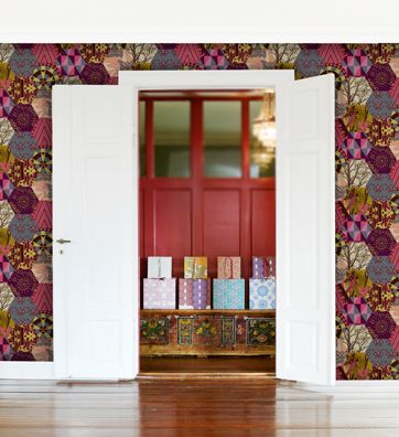 Living room: tapet