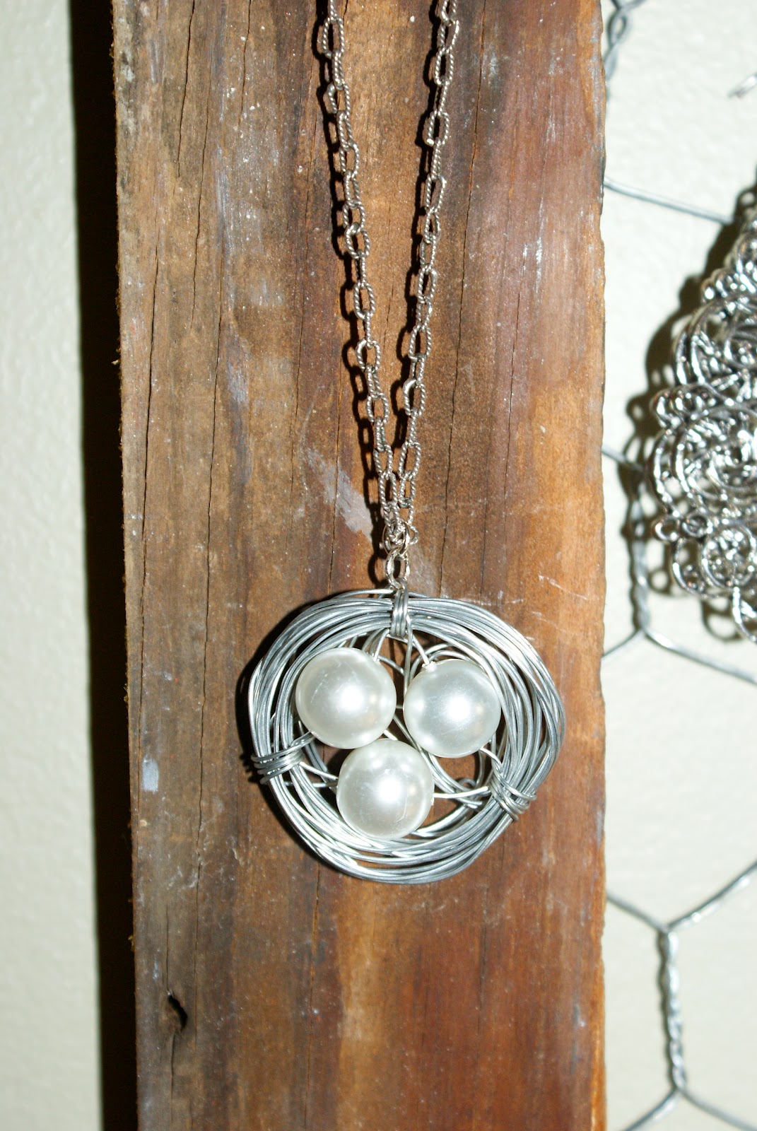 Mommy Made Birds Nest Necklace
