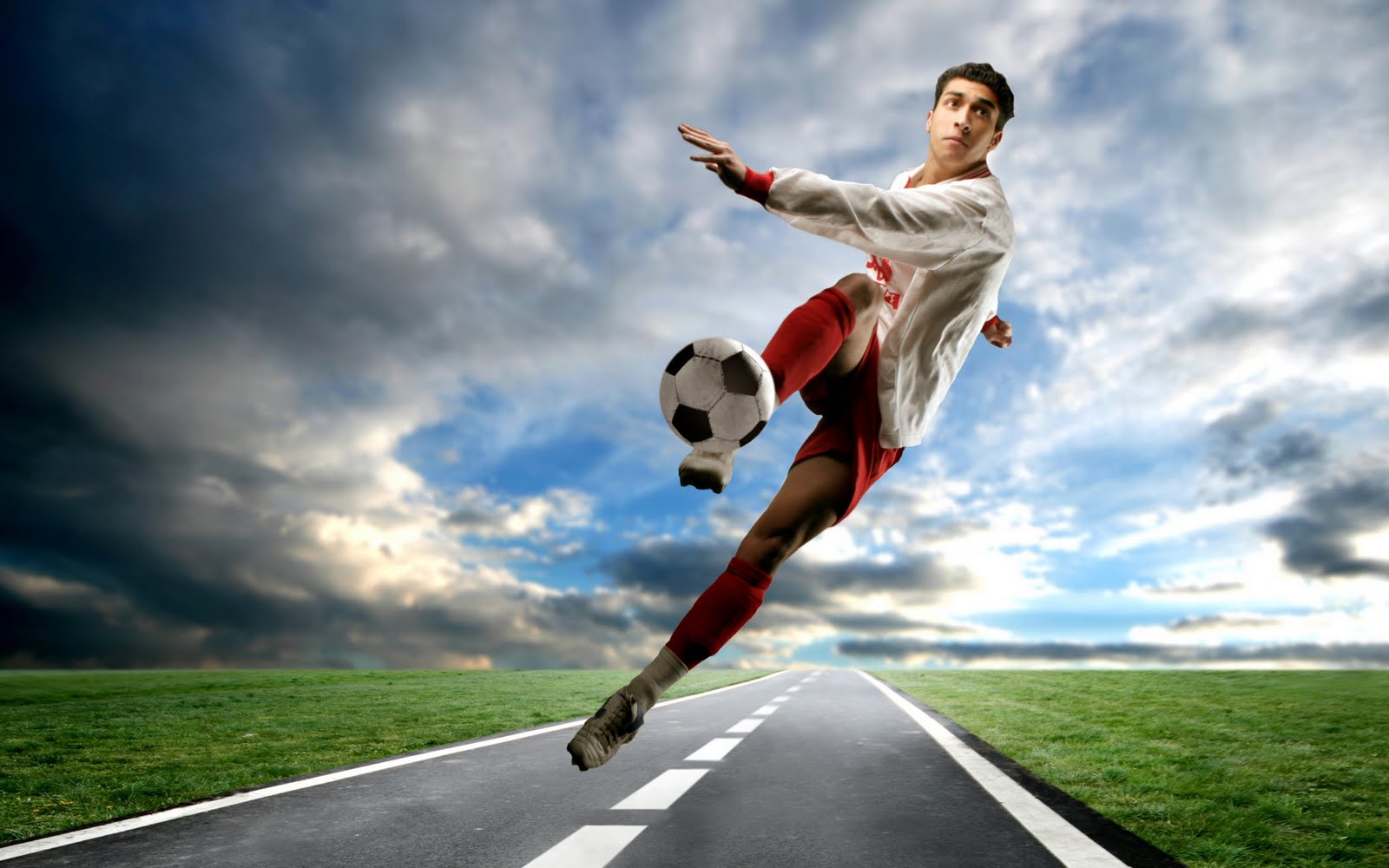 Free Image Bank: Vive la pasión del fútbol soccer (7 wallpapers grandes)
