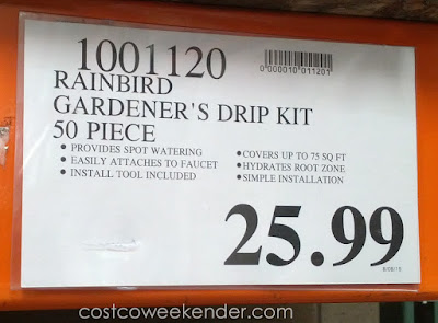 Deal for the Rain Bird 50-piece Gardener's Drip Kit at Costco