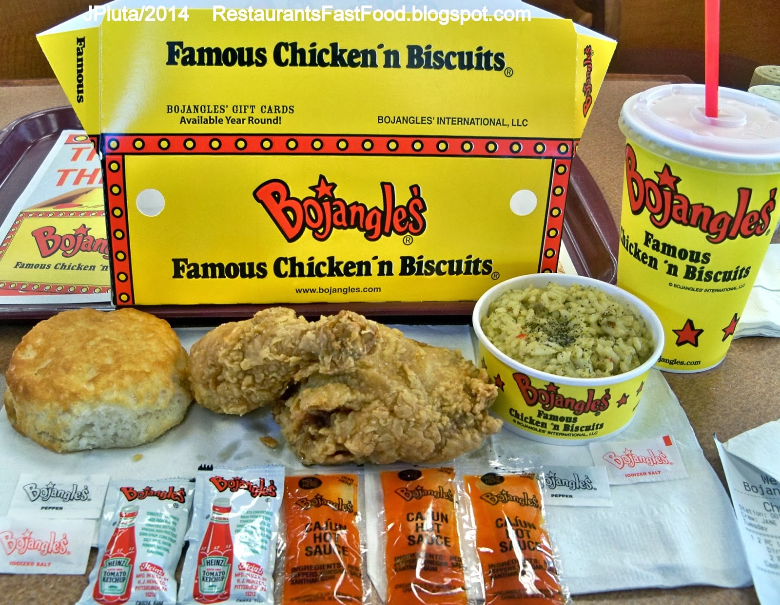 BOJANGLES' Famous Chicken'n Biscuits Fast Food Fried Chicken Rest...