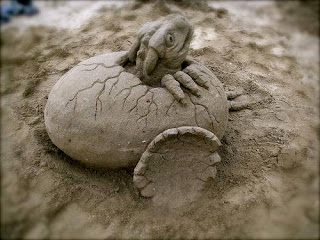 Amazing Dragon's Egg Sand Sculptures photo gallery