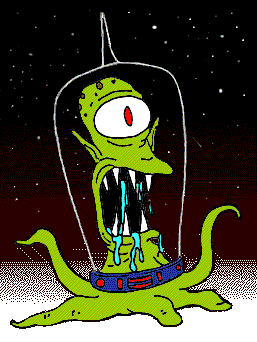 Cartoon Scary Alien