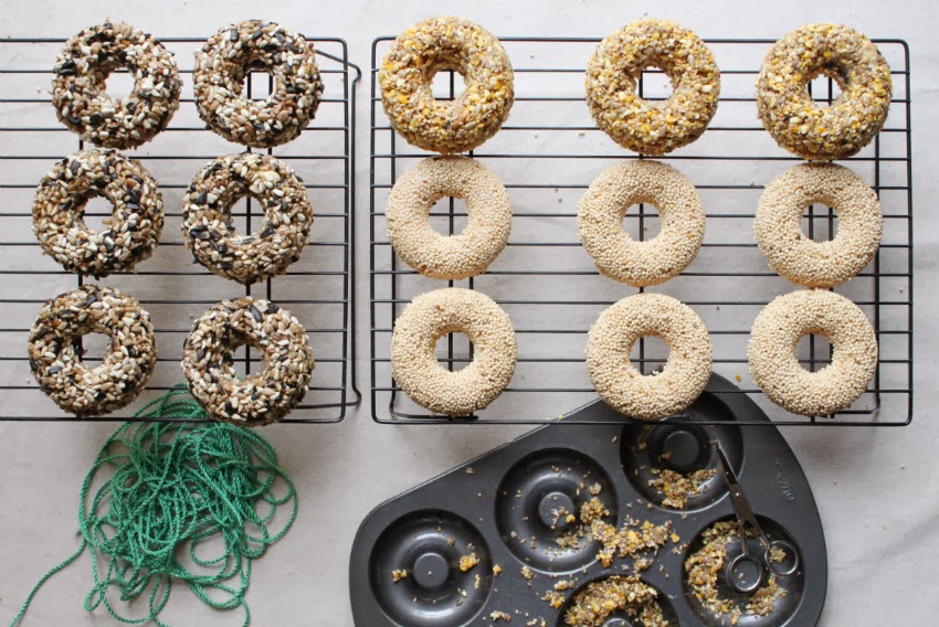 corner blog donut pan idea no. 59 bird seed rings