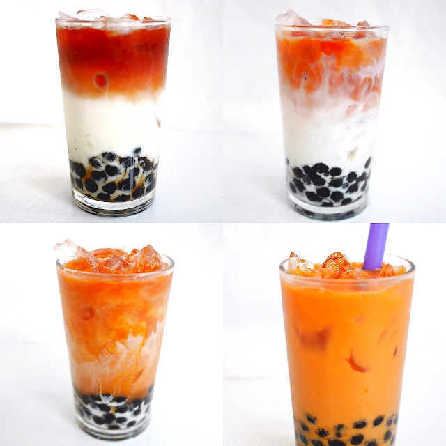 Resep Homemade Thai Iced Tea with Boba (Taiwanese Pearl) Recipe