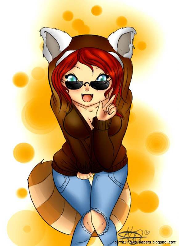 ash the red panda girl by MissRenaKitsune on DeviantArt ash the red panda girl by MissRenaKitsune on DeviantArt