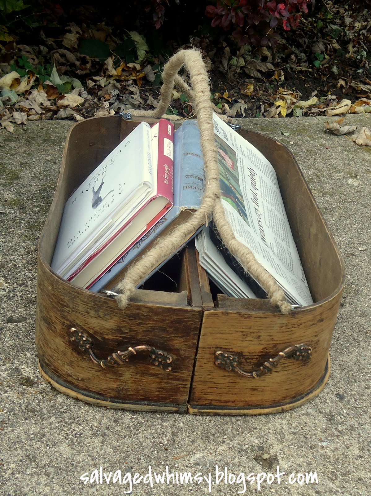 SALVAGED WHIMSY Two Drawers Repurposed into a "Basket"