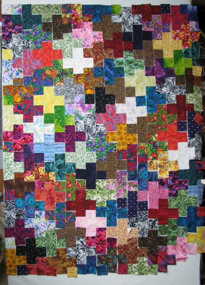 exuberant color crosses quilt tutorial part 1 designing cross quilt design