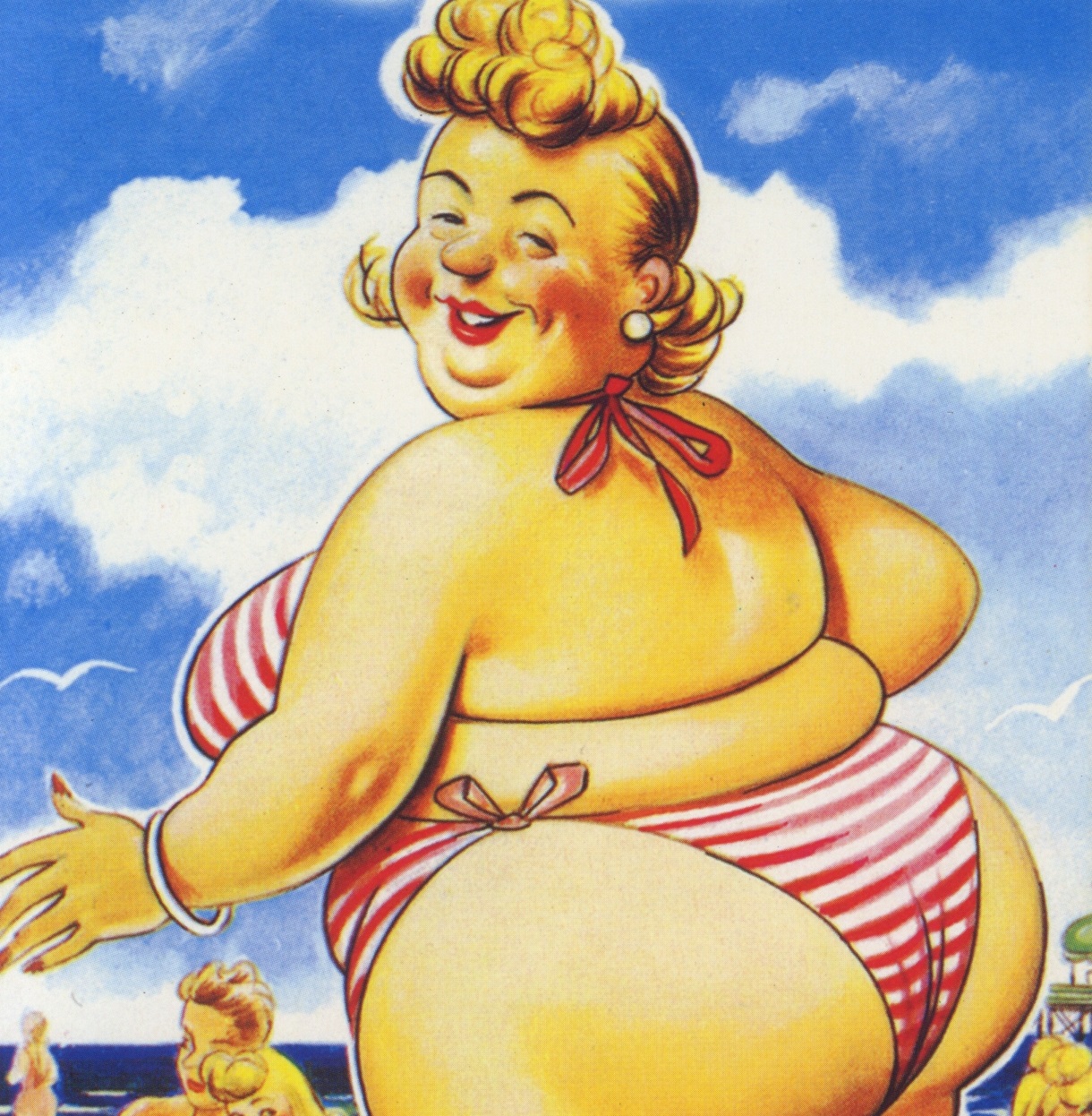 Пенни Браун -задорная толстушка с огромными буферами.