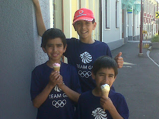 Left to right: Ibraheem aged 10, Yusuf aged 13 and Ieysaa aged 7