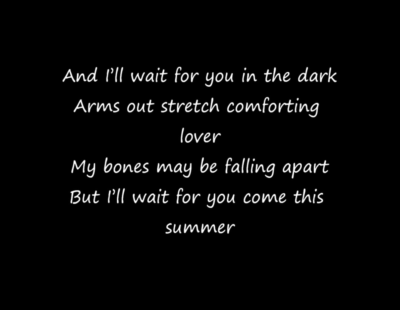 Jamie Campbell Bower Waiting lyrics YouTube Jamie Campbell Bower Waiting lyrics YouTube